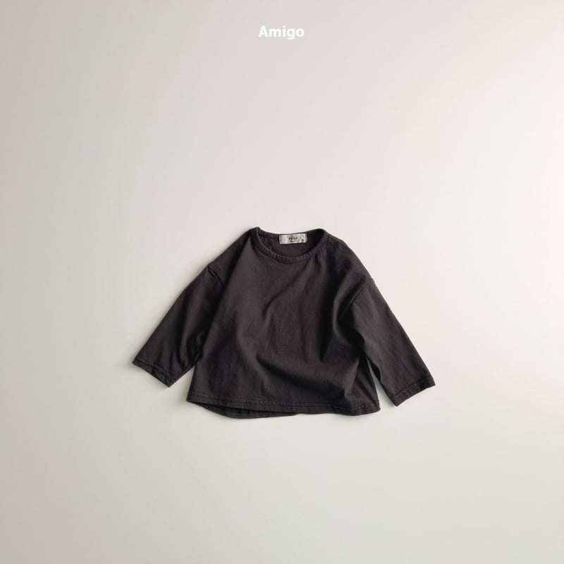 Amigo - Korean Baby Fashion - #babyoutfit - Basic Ribbed Tee - 9