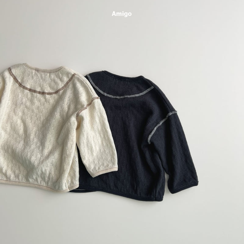 Amigo - Korean Baby Fashion - #babyootd - Knit Ribbed Tee - 4