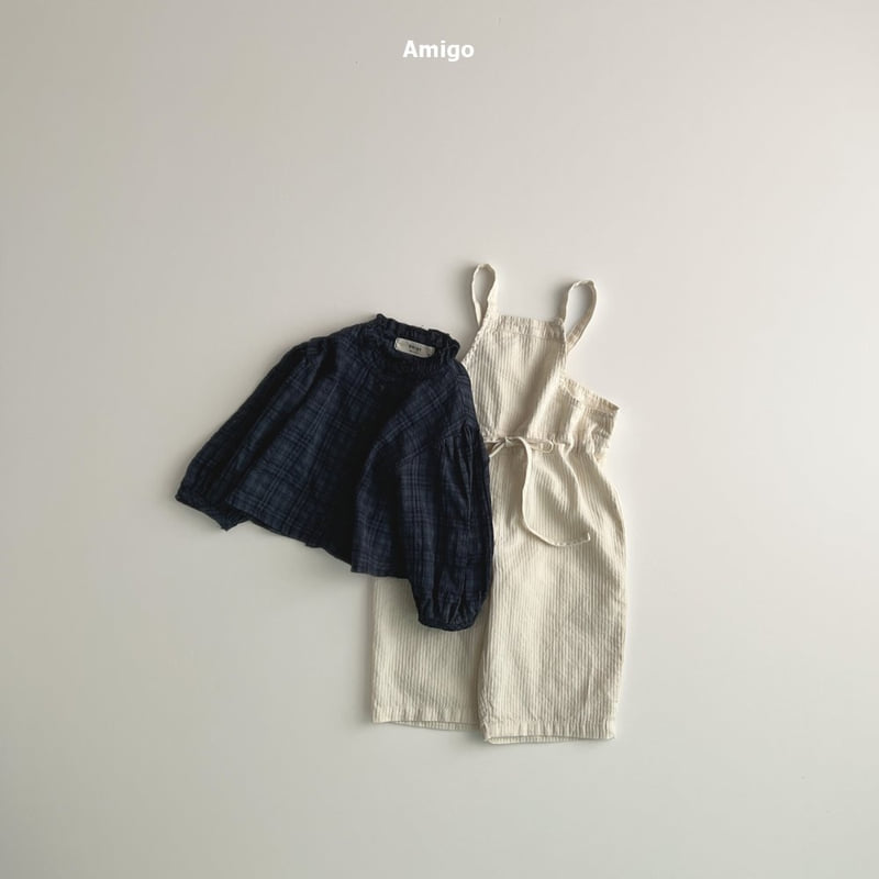Amigo - Korean Baby Fashion - #babyoutfit - French Overalls - 11