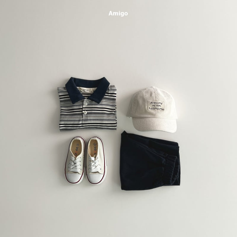Amigo - Korean Baby Fashion - #babyoutfit - Multi Collar Tee - 9