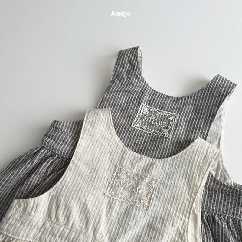 Amigo - Korean Baby Fashion - #babyoutfit - French One-piece - 7