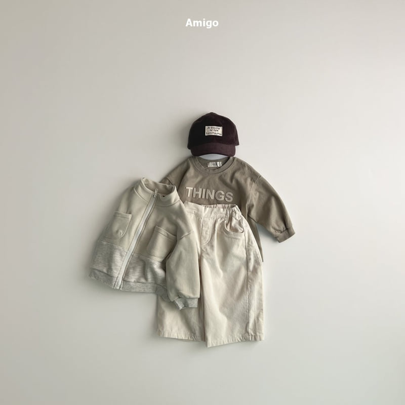 Amigo - Korean Baby Fashion - #babyoutfit - Sweat Warm Jacket - 9