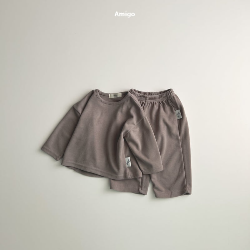 Amigo - Korean Baby Fashion - #babywear - Basic Ribbed Set - 7