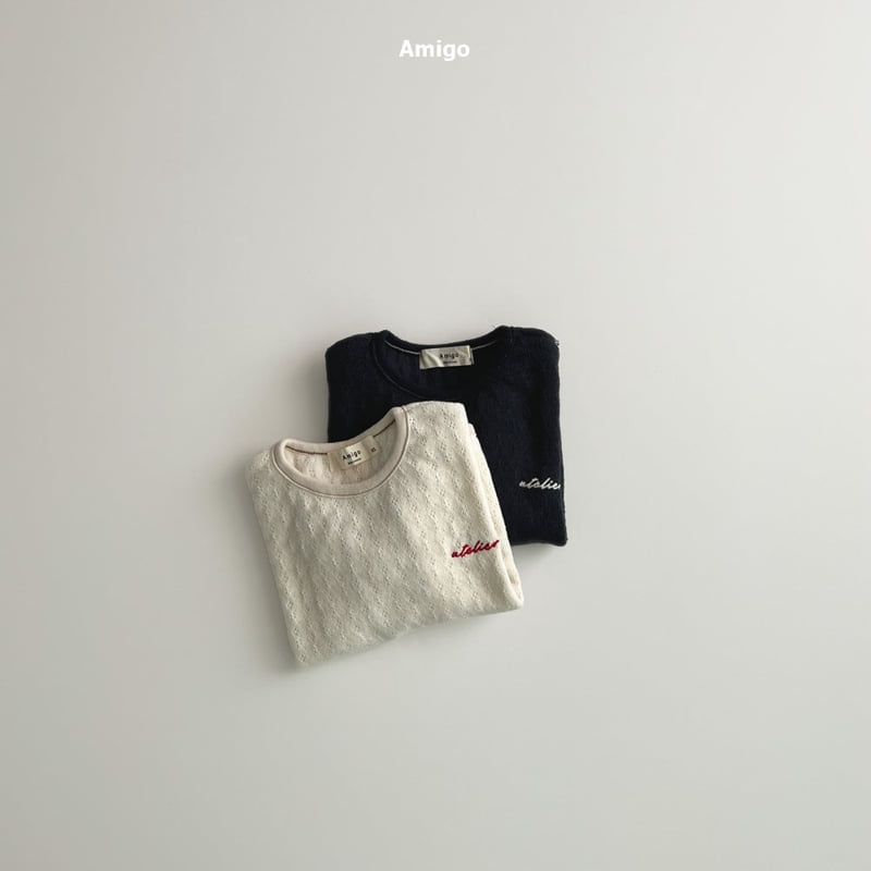 Amigo - Korean Baby Fashion - #babywear - Knit Ribbed Tee - 6