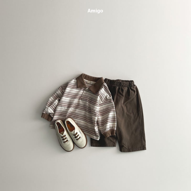 Amigo - Korean Baby Fashion - #babywear - Multi Collar Tee - 10