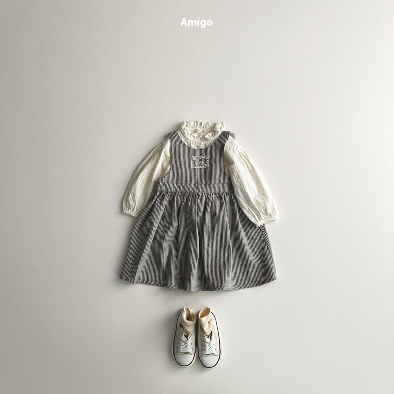 Amigo - Korean Baby Fashion - #babywear - French One-piece - 8