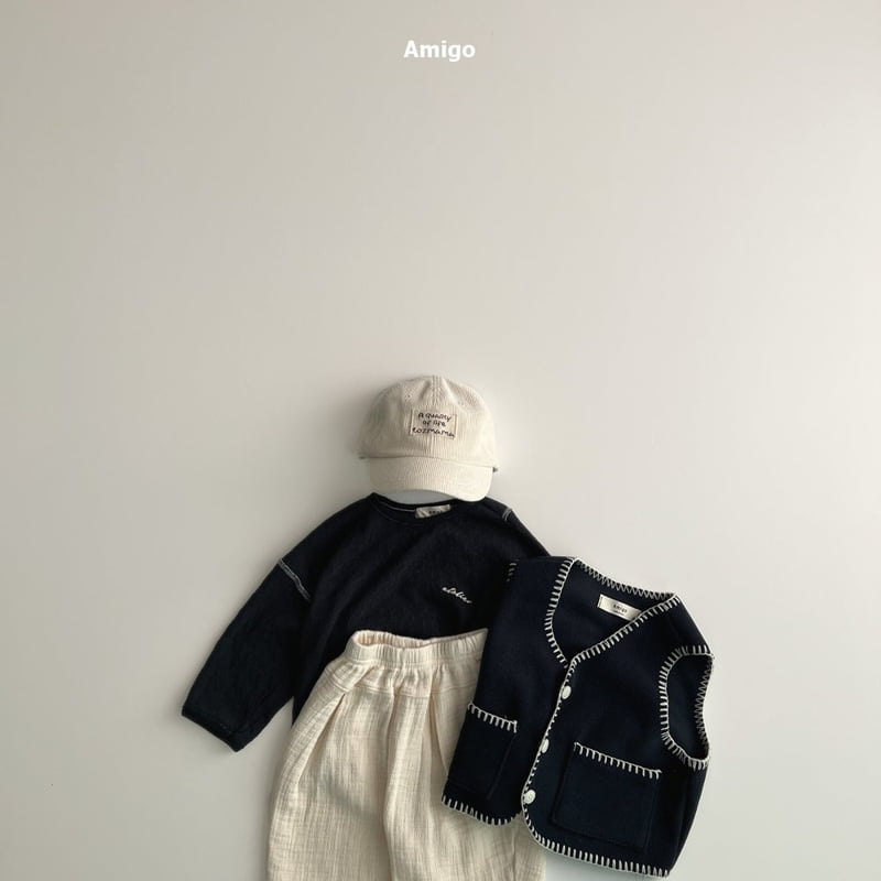 Amigo - Korean Baby Fashion - #onlinebabyboutique - Mellow Vest - 10