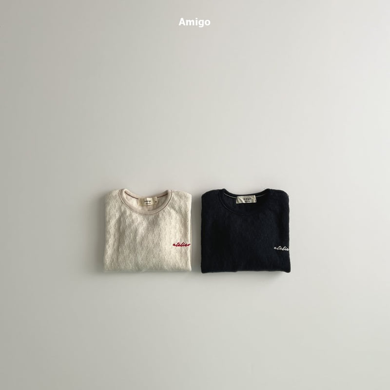 Amigo - Korean Baby Fashion - #onlinebabyboutique - Knit Ribbed Tee - 7
