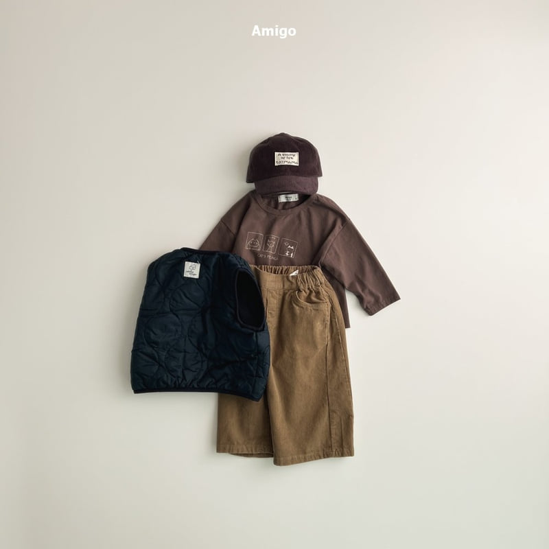 Amigo - Korean Baby Fashion - #onlinebabyboutique - Wide Corduroy Pants - 10