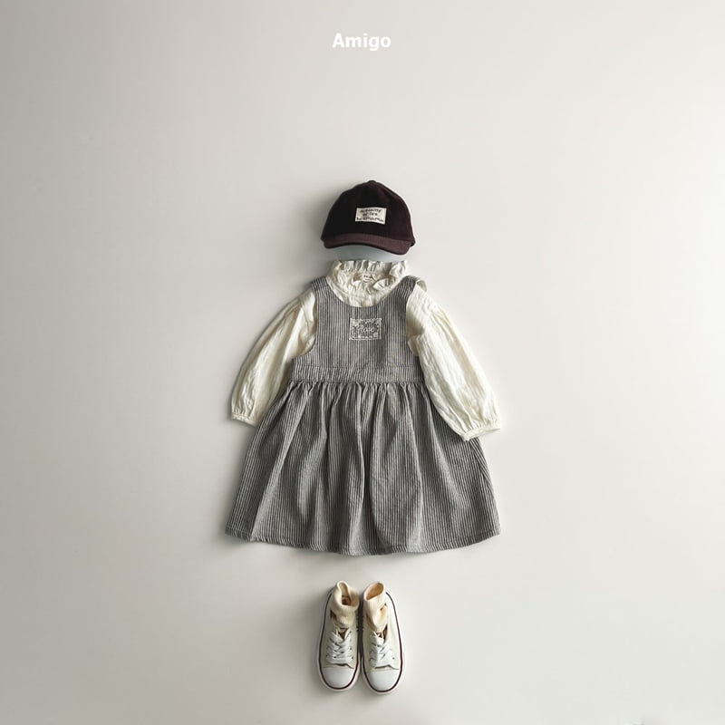 Amigo - Korean Baby Fashion - #onlinebabyboutique - French One-piece - 9