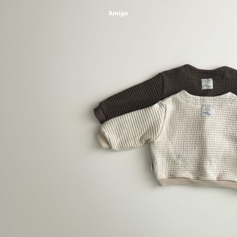 Amigo - Korean Baby Fashion - #onlinebabyboutique - Stand Cardigan - 7