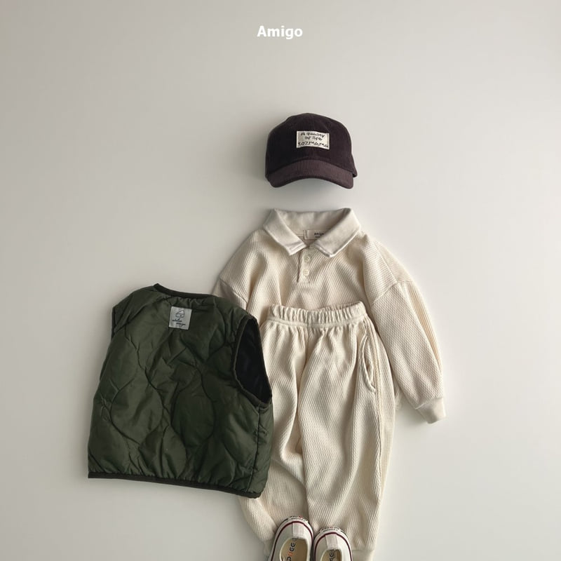 Amigo - Korean Baby Fashion - #onlinebabyboutique - Padded Vest - 9