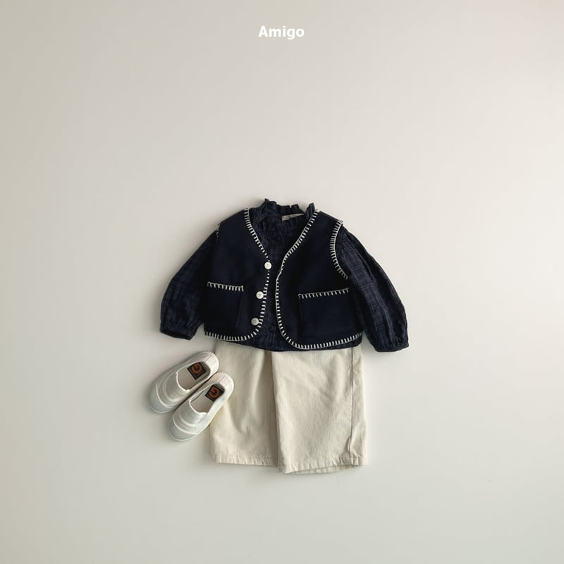 Amigo - Korean Baby Fashion - #onlinebabyboutique - Shirring Blouse - 8