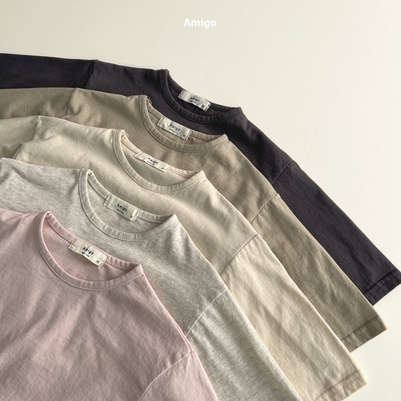 Amigo - Korean Baby Fashion - #onlinebabyshop - Basic Ribbed Tee - 12