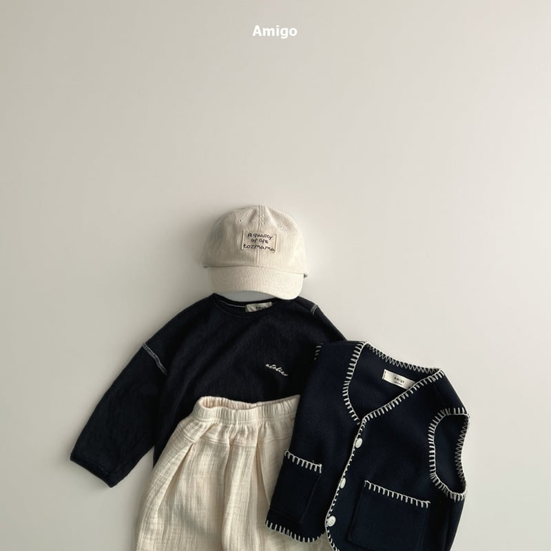 Amigo - Korean Baby Fashion - #onlinebabyshop - Mellow Vest - 11