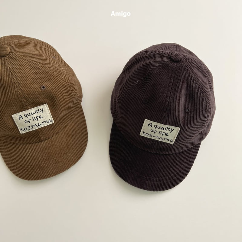 Amigo - Korean Baby Fashion - #onlinebabyshop - Corduroy Hat - 3