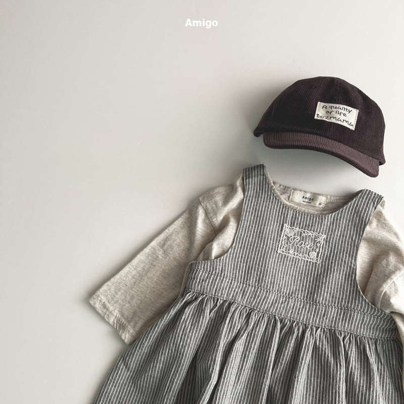 Amigo - Korean Baby Fashion - #onlinebabyshop - French One-piece - 10