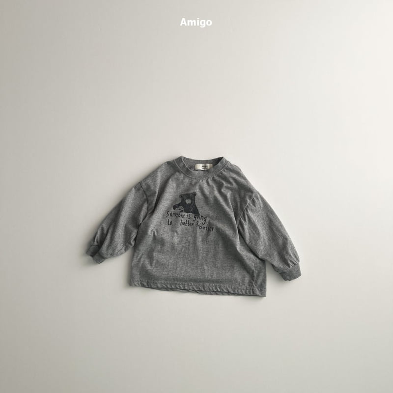 Amigo - Korean Baby Fashion - #onlinebabyshop - Bear Tee - 7