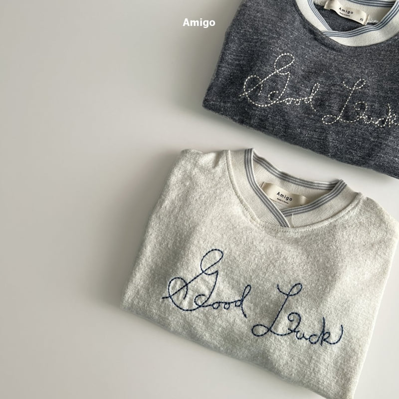 Amigo - Korean Baby Fashion - #onlinebabyshop - Lucky Sweatshirt - 6