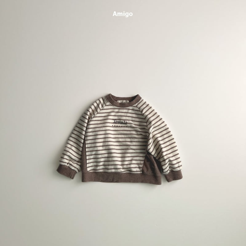 Amigo - Korean Baby Fashion - #onlinebabyshop - Tomato Sweatshirt - 3