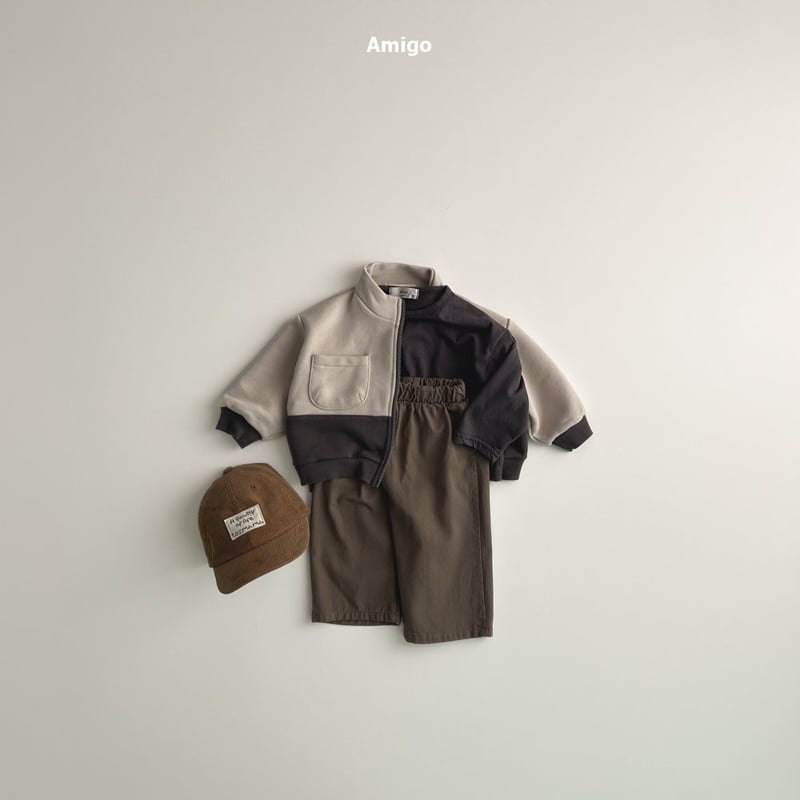 Amigo - Korean Baby Fashion - #onlinebabyshop - Sweat Warm Jacket - 12