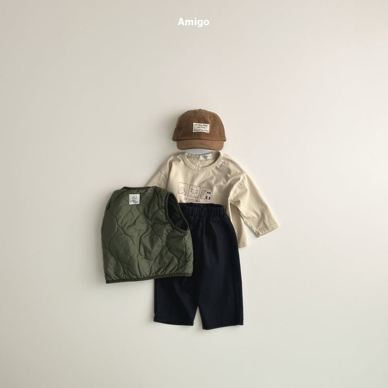 Amigo - Korean Baby Fashion - #onlinebabyshop - Padded Vest - 10
