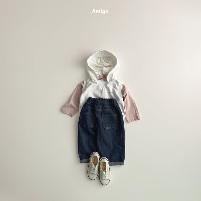 Amigo - Korean Baby Fashion - #onlinebabyshop - Grandma Hoodie Vest - 7