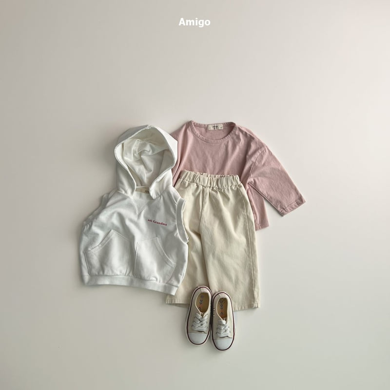 Amigo - Korean Baby Fashion - #smilingbaby - Grandma Hoodie Vest - 8