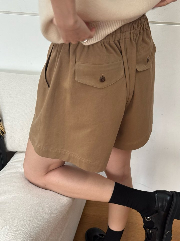 Amygrace - Korean Women Fashion - #womensfashion - Cotton Bio Banding Shorts - 4