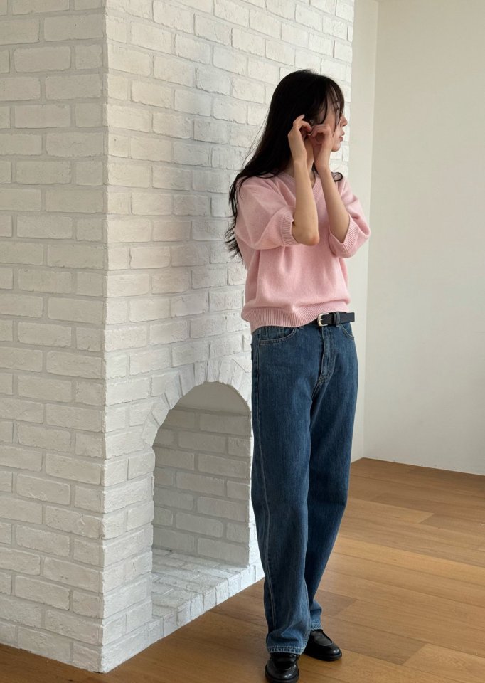 Amygrace - Korean Women Fashion - #womensfashion - Thomas Denim Pants - 4