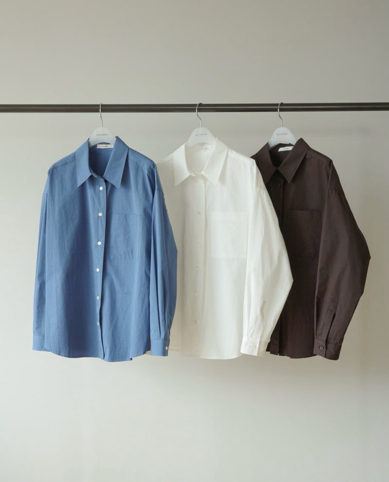 Amygrace - Korean Women Fashion - #momslook - Creed Cotton Shirt - 12