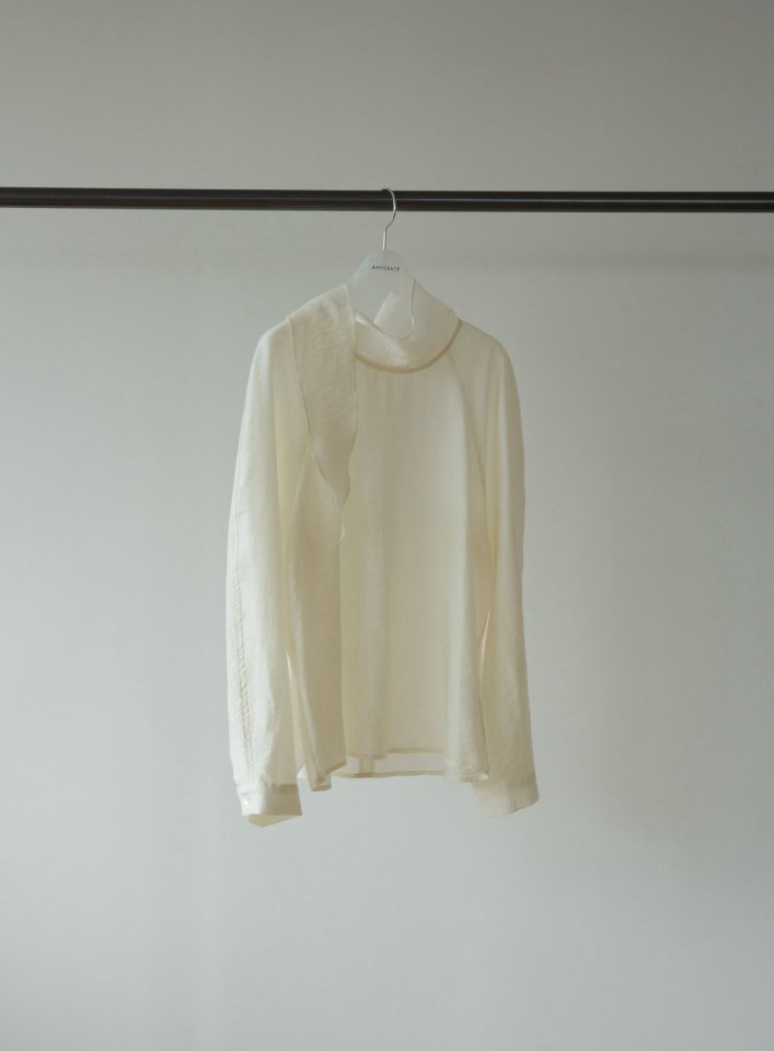 Amygrace - Korean Women Fashion - #momslook - Barret Tie Blouse