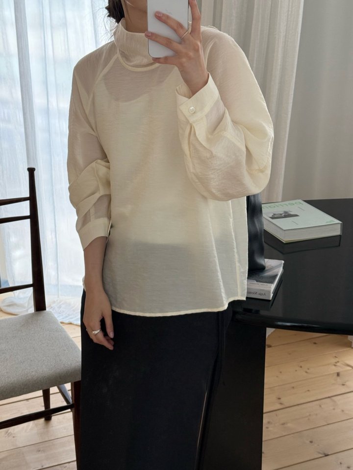 Amygrace - Korean Women Fashion - #pursuepretty - Barret Tie Blouse - 5