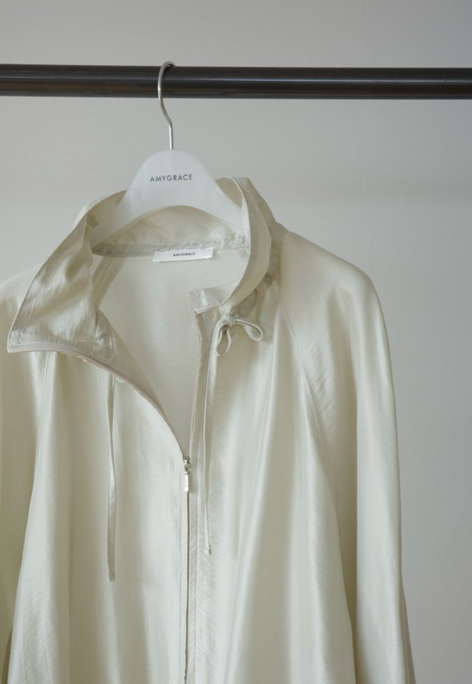 Amygrace - Korean Women Fashion - #pursuepretty - Mardi Zipper Blouse - 2