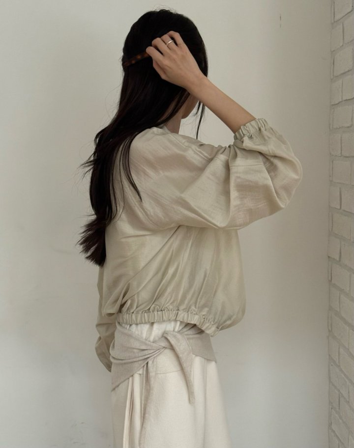 Amygrace - Korean Women Fashion - #shopsmall - Mardi Zipper Blouse - 5