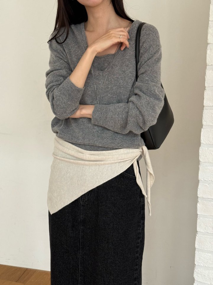 Amygrace - Korean Women Fashion - #thatsdarling - Prince Cashmere Triangle Muffler - 7