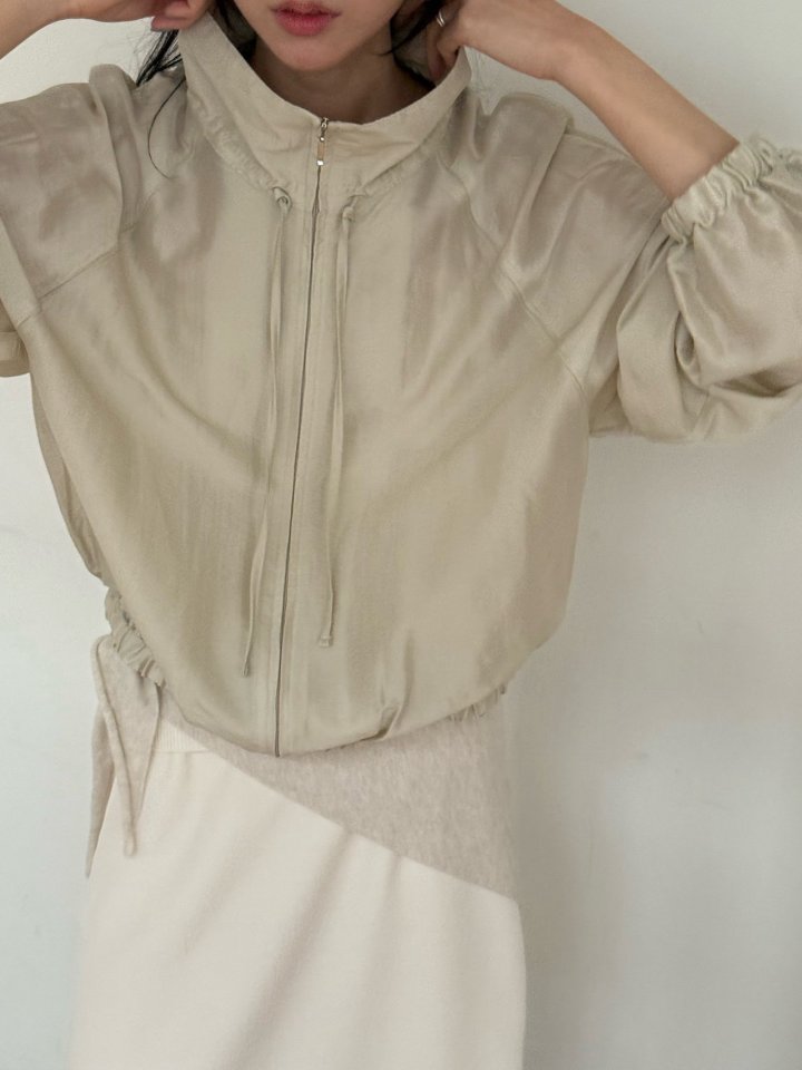 Amygrace - Korean Women Fashion - #thatsdarling - Mardi Zipper Blouse - 6