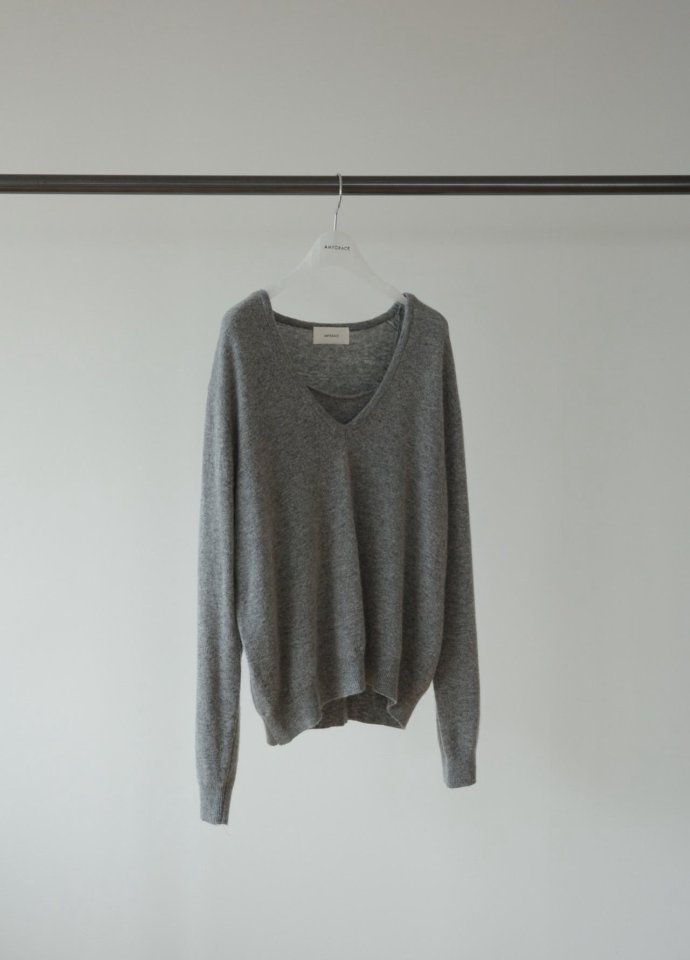 Amygrace - Korean Women Fashion - #thelittlethings - Deep V-neck Knit Pullover