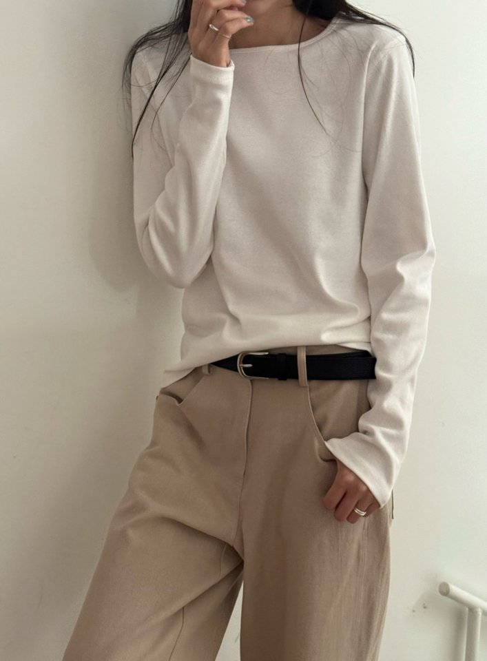 Amygrace - Korean Women Fashion - #thelittlethings - Bravo Span Slim Tee - 6