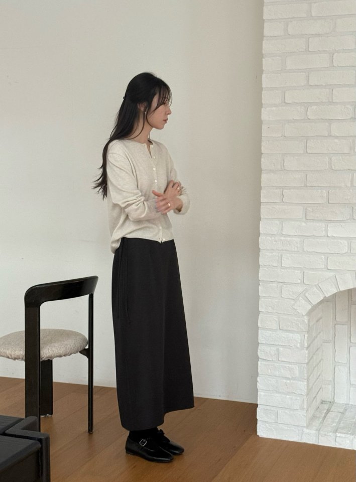 Amygrace - Korean Women Fashion - #womensfashion - Wrinkle Back Banding Skirt - 8