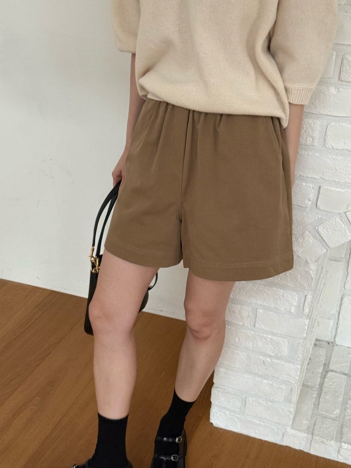 Amygrace - Korean Women Fashion - #womensfashion - Cotton Bio Banding Shorts - 3