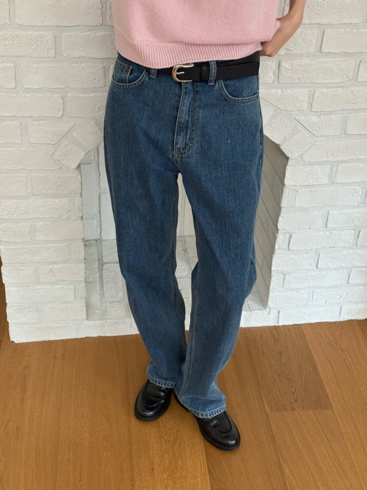 Amygrace - Korean Women Fashion - #womensfashion - Thomas Denim Pants - 5