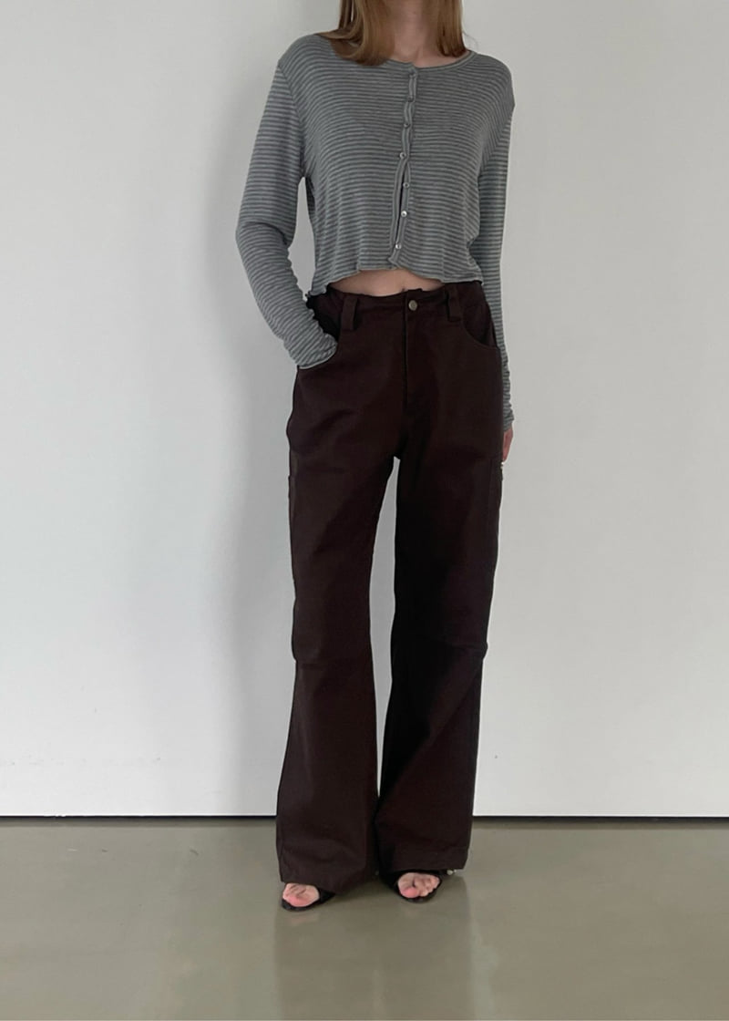 Another Avenue - Korean Women Fashion - #momslook - Alex Stripe Cardigan - 11