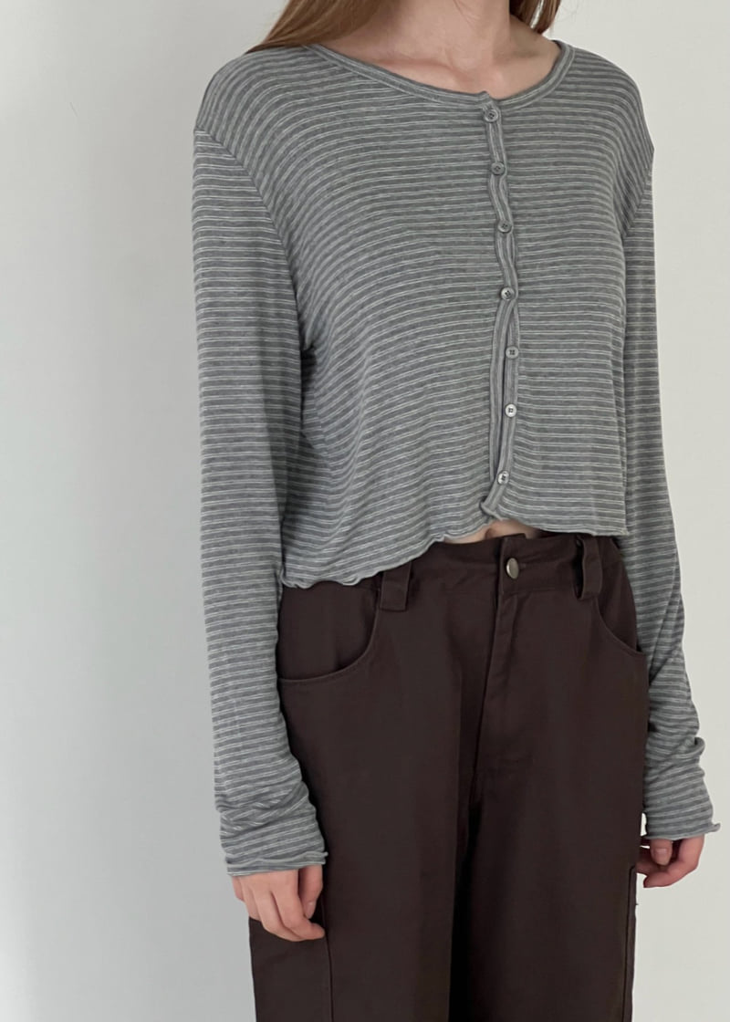 Another Avenue - Korean Women Fashion - #momslook - Alex Stripe Cardigan - 12