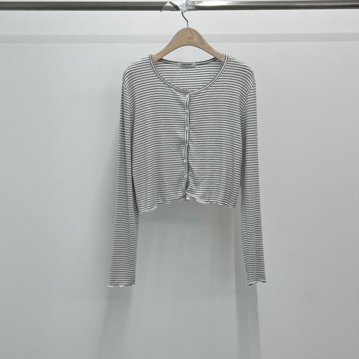 Another Avenue - Korean Women Fashion - #momslook - Alex Stripe Cardigan - 3