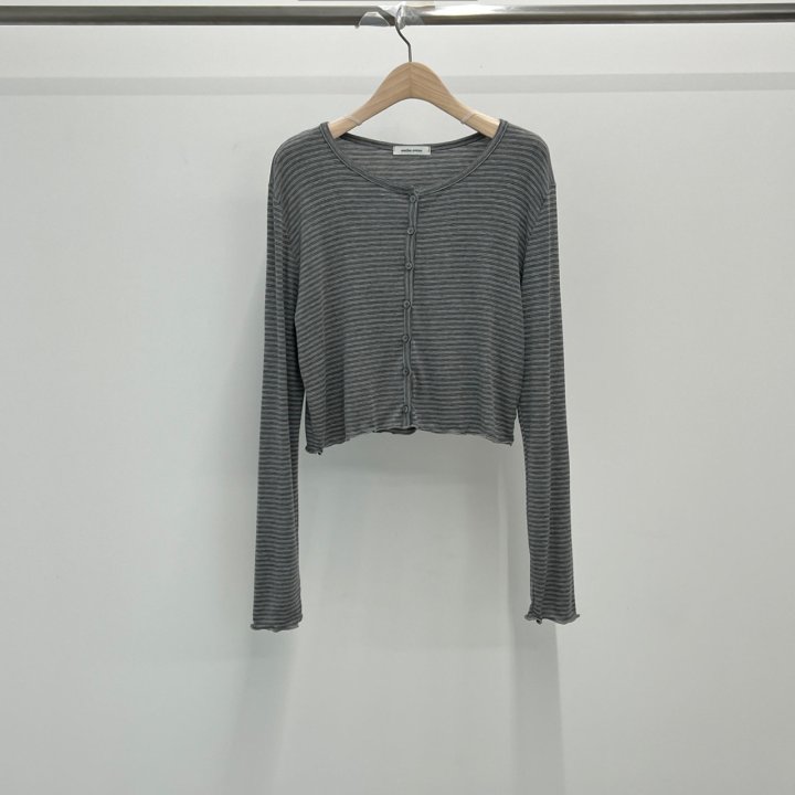 Another Avenue - Korean Women Fashion - #momslook - Alex Stripe Cardigan - 5
