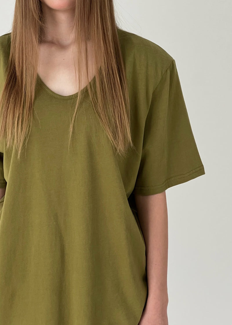 Another Avenue - Korean Women Fashion - #momslook - 25 Peach Padded Tee - 10