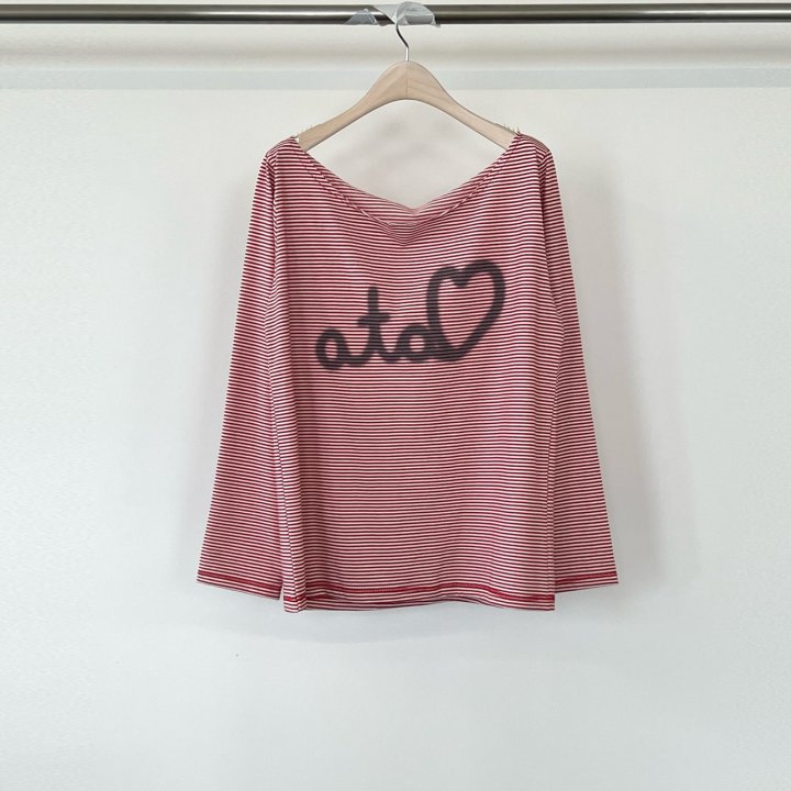 Another Avenue - Korean Women Fashion - #momslook - Love Stripe Tee - 3