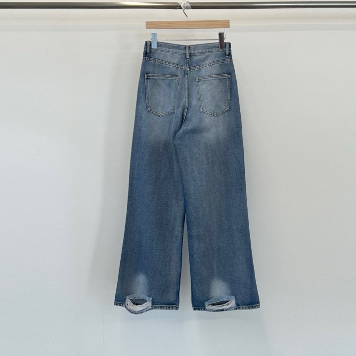 Another Avenue - Korean Women Fashion - #momslook - Daily Vintage Denim Pants - 6