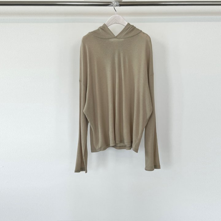 Another Avenue - Korean Women Fashion - #momslook - Wool Waffle Hoodie - 3